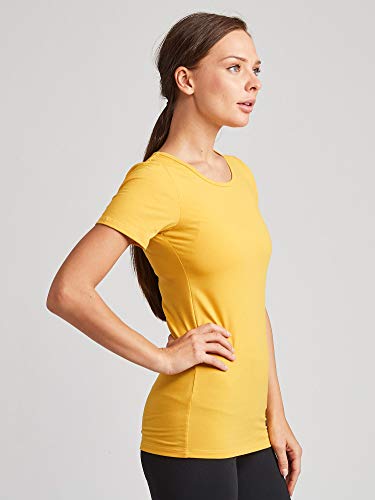 Kalon Women's 4-Pack Scoop Neck T-Shirt Base Layer4