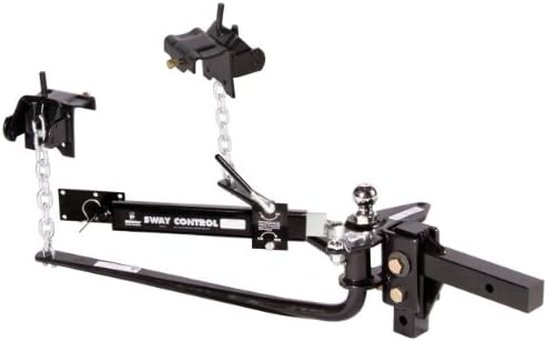 Husky 30849 Round Bar Weight Distribution Hitch with Sway Control
