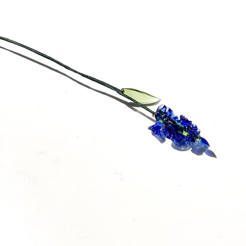 Fleur de mois de naissance en verre pour sublimer votre décoration de bureau pastorale française