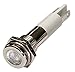 Flat Indicator Light, White, 12VDC