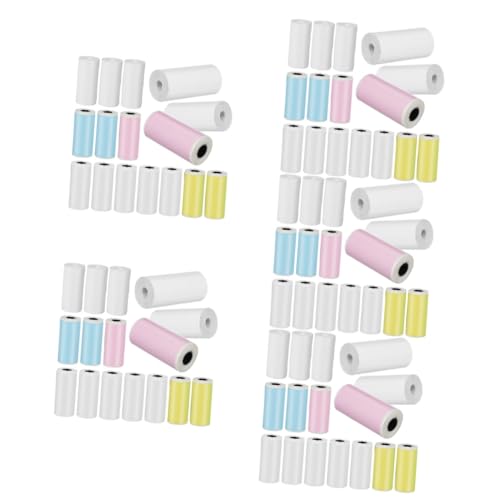 Rouleaux de papier thermique NUOBESTY 3 couleurs pour impression nette sans encre