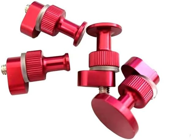 4 pcs Aluminum Alloy Cold Glue Tabs Hail Dent Slide Hammer Accessory Auto Body Repair Tool Paintless Hail Dent Removal Tool