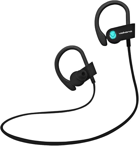 Volkano Race Series Bluetooth Earphones - Sport Earhook, Black