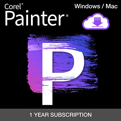 Corel Painter | 1 Year Subscription | Professional Painting Software for Digital Art, Illustration, Photo Art & Fine Art [PC Mac Download]