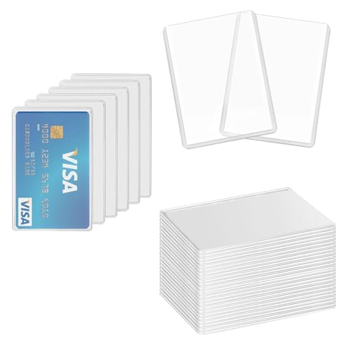 FUYUERO 硬質カードケースB8 トップローダー カードケース 硬質ケース クリアカードケース カードローダー カードホルダー キズ防止 収納 保管 PVC素材 両面透明 カードホルダー トレカ用【30枚セット】