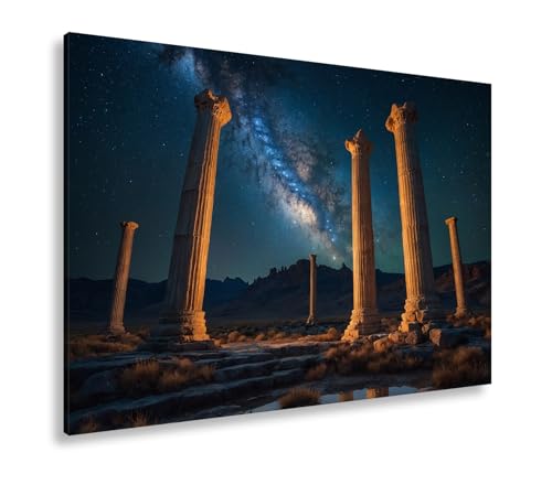 Impression sur toile colonnes de l'Antiquité pour mur vide