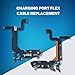 MEEFIX Charging Port Flex Cable Replacement for iPhone 14 Pro Max - USB-C Dock Connector, Microphone, Antenna Assembly Repair Part