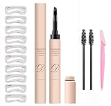 Eyebrow Cream,Eyebrow Pencil, with Eye Makeup Long Lasting Waterproof and Smudgeproof Natural Lookin