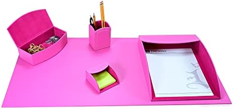 This Desk by Dacasso PU Leather Desk Set - Luxury Leather Desk Pa...