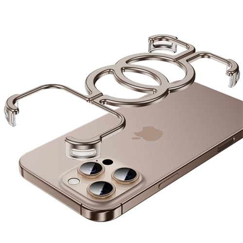 Coque iPhone 16 anti-choc métal MagSafe ultra fine sans cadre thermique