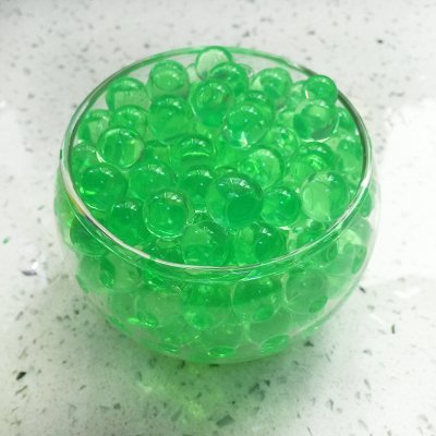 Usfeel 4000 Pcs Crystal Soil Water Beads Growing Magic Jelly Balls Bio Gel Wedding Casamento Vase Fillers (Green) #TOP1