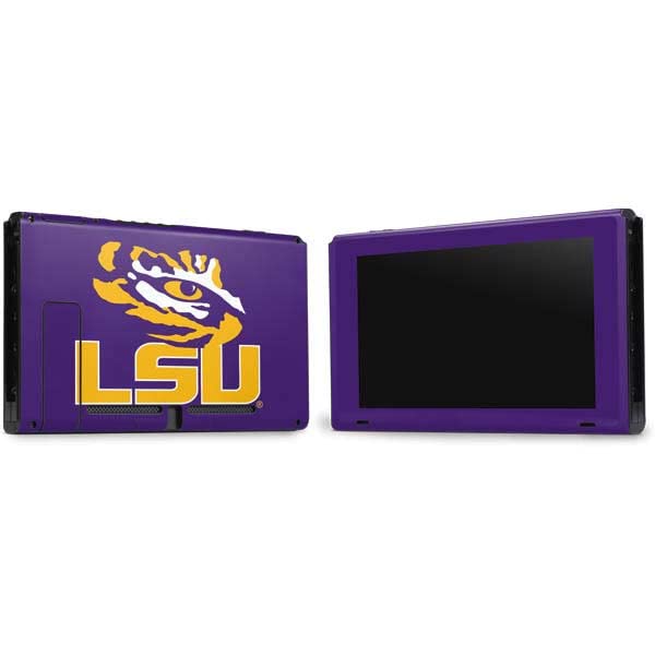 Skinit Decal Gaming Skin Compatible with Nintendo Switch Bundle - Officially Licensed LSU Tigers Mascot Design