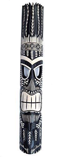 Interlifestyle Tiki Máscara Im Hawaii Look IN 100cm Longitud - Máscara Máscara de Madera