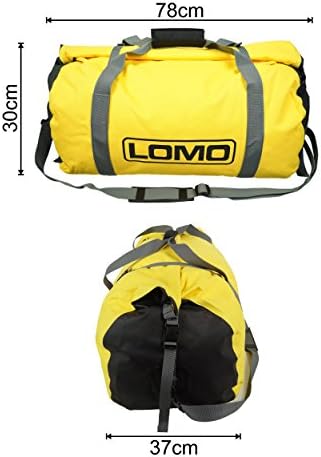 Lomo Dry Bag Roll Top Holdall 60L - Yellow