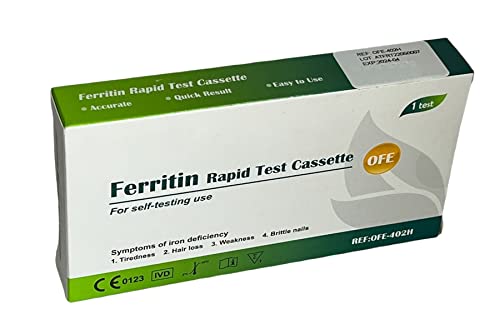 Iron Deficiency Test Kit Ferritin Self Testing Blood Anaemia Test