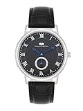 Rhodenwald & Söhne Herren Uhr analg Japan Quarzwerk mit Echtleder schwarz Armband 10010348