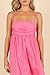 Petal & Pup Women's Alice Bow Back Mini Dress, Hot Pink
