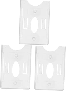 Alipis 3pcs Car Windshield Ticket Holder Suction Cup Design for Parking Permit Insurance Registration Cards Easy to Clean Low Maintenance