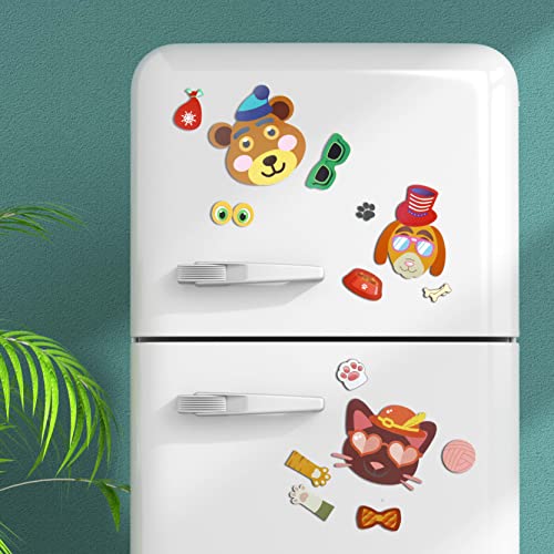 Yetoome 36 Pcs Make-A-Face Stickers Sheets Make Your Own Stickers For Kids 12 Animals Designs Mix Stickers Packs Party Favors Supplies Gift Of Festival Rewards Art Craft #TOP5
