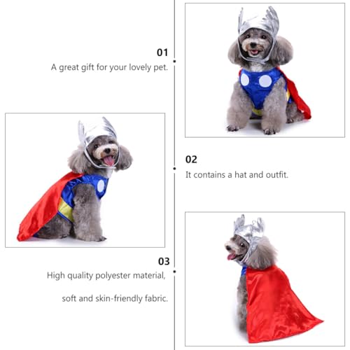 Disfraz divertido para perro tamaño mediano Halloween miniatura 4