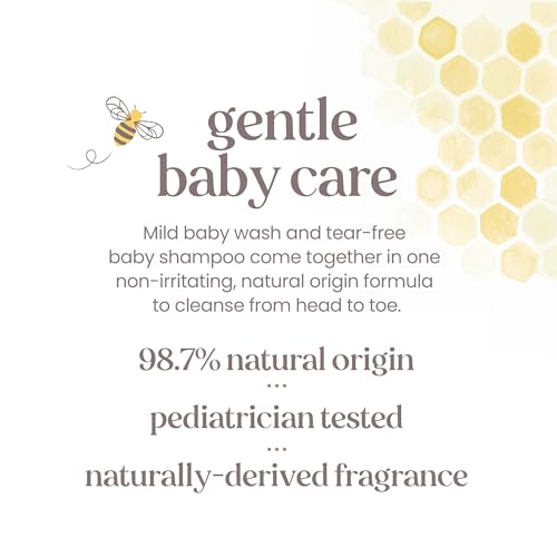 Burt's Bees Baby Fragrance Free Shampoo and Wash, 12 fl. oz., 3 Pack - image 6