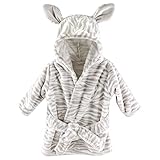 Hudson Baby Animal Plush Bathrobe, Zebra