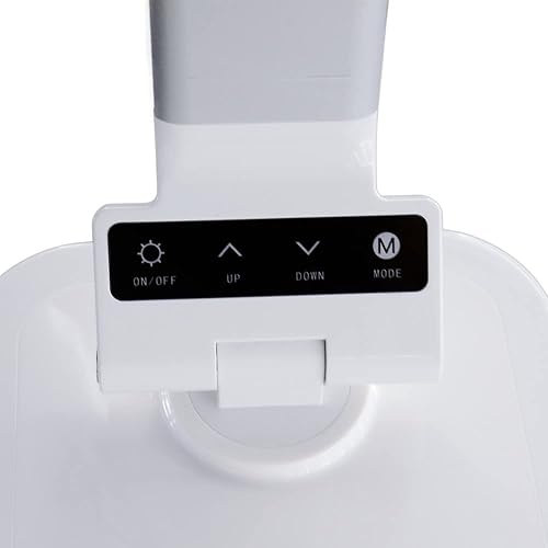 Miniatura 8 de Zen Lumen Lámpara de escritorio con luz de acento RGB Cargador inalámbrico Puerto USB Controles de luz regulable (Plata)