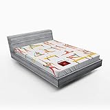 ABAKUHAUS Gymnastique Drap-Housse, Cheval d'arçons Ruban, Pochette Élastique Tout Confor...
