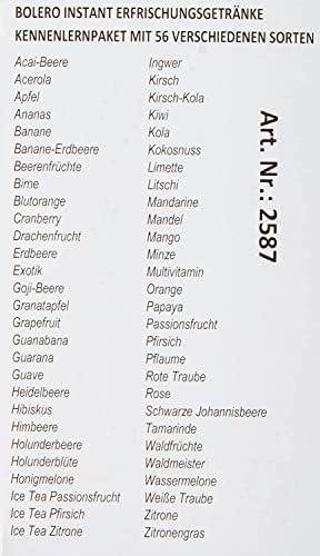 Bolero Zestaw 55 rodzajów napojów, 55 x 9 g (opakowanie 55 sztuk)