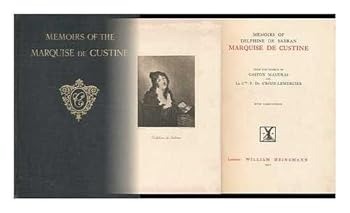 Memoirs of Delphine de Sabran, marquise de Custine,