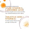 Sérum de Vitamina C Pura al 12% L'Oreal Paris Revitalift, Sérum Iluminador para Rostro con Vitamina E, Ácido Salicílico, 1 oz + Muestra de Crema Hidratante 0.5 Fl Oz (Paquete de 2) 4