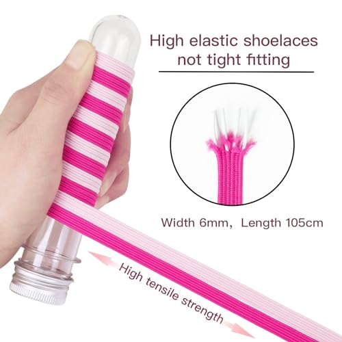 booyckiy no tie elastic shoelaces for kids adults adjustable tieless shoe lace