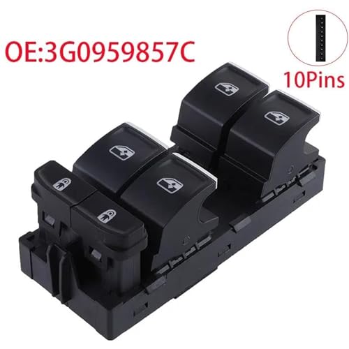 Interrupteur commande fenêtre VW Touran vitre bloquée fixe - 2