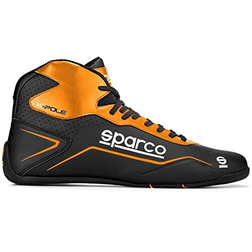 Sparco Scarpe K-Pole Taglia 45 Nero / Fluo Or