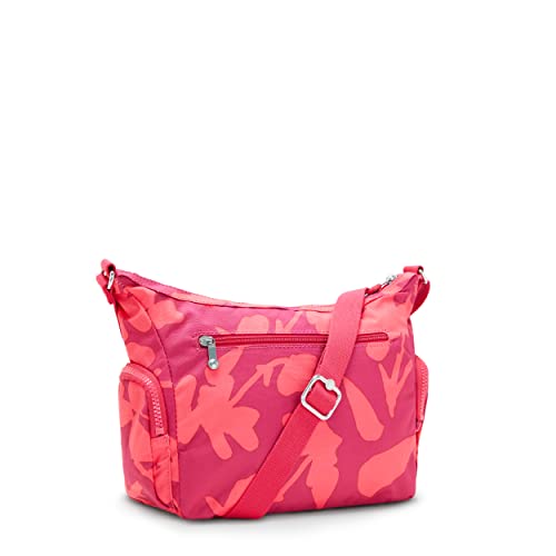 Kipling Women's Gabbie Small Crossbody, Lightweight Everyday Purse, Casual Shoulder Bag, Coral Print #TOP1