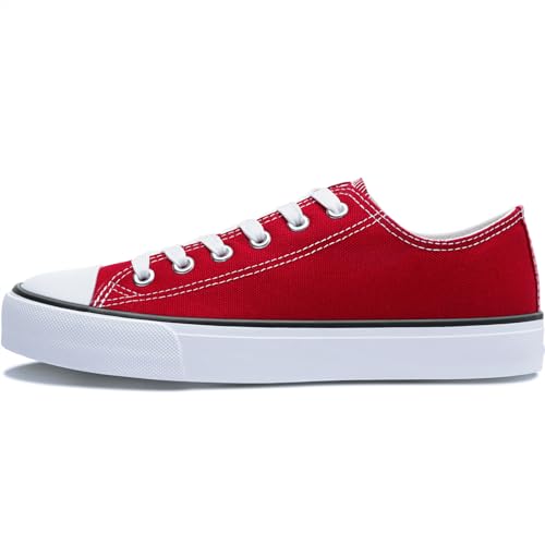 Image of Obtaom Unisex Canvas Shoes Low Top Fashion Sneakers Slip on Walking Shoe