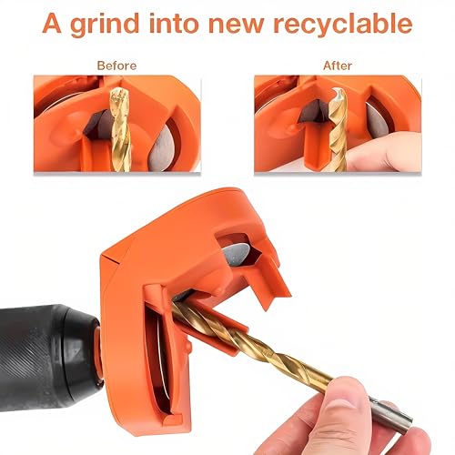 Image of Electric Universal Drill Bit Sharpener for HSS, Masonry, Carbide, and Cobalt Drill Bits, 2-16mm, Portable Multipurpose Sharpener