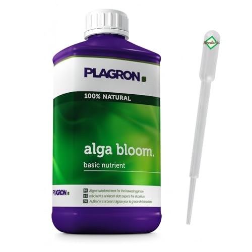 Plagron Alga Bloom 500 ml - Abono orgánico Crecer Cultivo Abono para interiores Fase de floración Abono líquido orgánico Pepinos Tomates