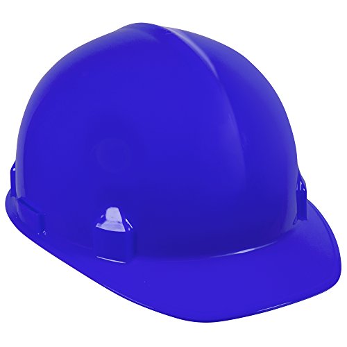 Jackson Safety SC-6 Hard Hat (14838), 4-Point Ratchet Suspension, Smooth Dome, Meets ANSI, Blue, 12 / Case