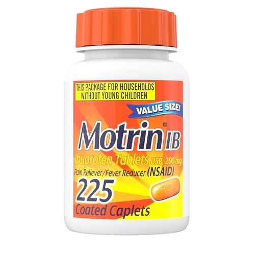 Motrin 300450481627 Ib, Ibuprofen 200Mg Tablets, Pain Reliever & Fever Reducer cover