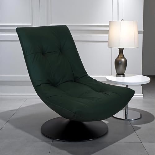 The Attic Chiron Lounge Chair,Comfy Chair for Living Room, Relaxing Chair for Bedroom, 360 Chair, Royale Green