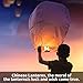 LIUMY Chinese Lanterns, 20 Pack Paper Lanterns - 100% Biodegradable, Eco-Friendly, Japaneses Lanterns for Weddings, Celebrations, Memorial Ceremonies, White Lanterns