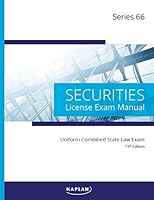 Kaplan Series 66 License Exam Manual, 11th Edition (Paperback): Comprehensive Securities Licensing Exam Manual – Updated Securities Representative Book 1475494270 Book Cover