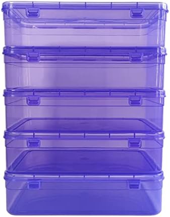 Buy Feliz Plastic Storage Boxes (Green, Large) - 3 Pieces, Size 11.5 x ...