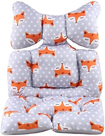 AIPINQI Head and Body Support Pillow,Neck Support for Toddler,Suitable for Baby Car Seat and Strollers,Fox
