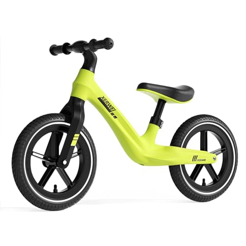 DAYONG Balance Bike for Kids No Pedal Toddler Training Bicycle with Height Adjustable Seat Lightweight Walker Bike with Inflatable Wheels for 3-7 Years Old Boys Girls. (Colour C)