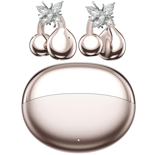 Clip On Wireless Earbuds for Women, 60H Battery, Ultra...