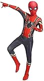 DAELI Spider Bodysuit for Children (Kids-9.10T, IRON)