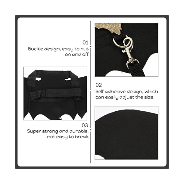 Popetpop costume for cats 1 set of decorative bunny harness halloween rabbit clothes wear- resistant bunny cloths rabbit harness - image 5