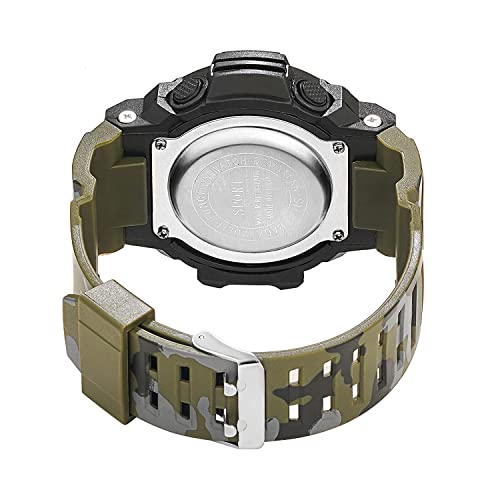 Image of Acnos Digital Sports Watch - Rugged Outdoor Multi-Function Countdown Timer & Alarm (WR30 Water-Resistant)